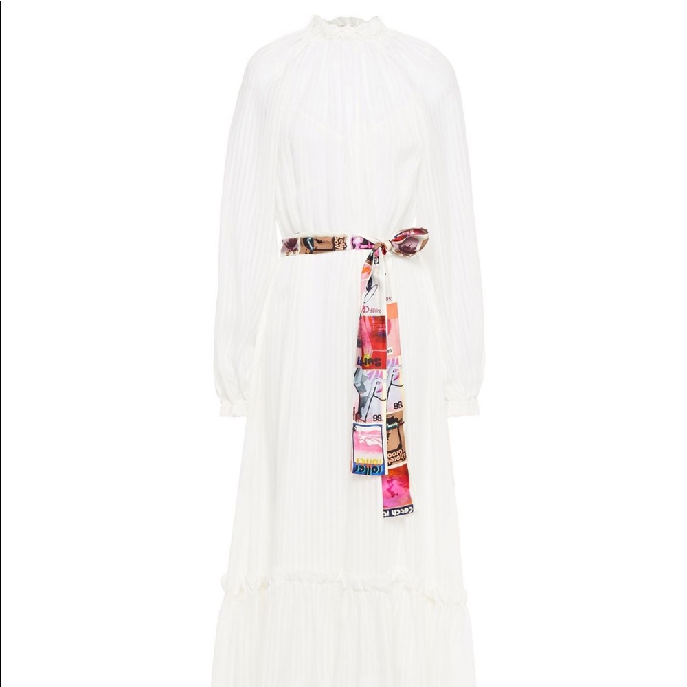 Zimmermann White Roller Dress with Belt